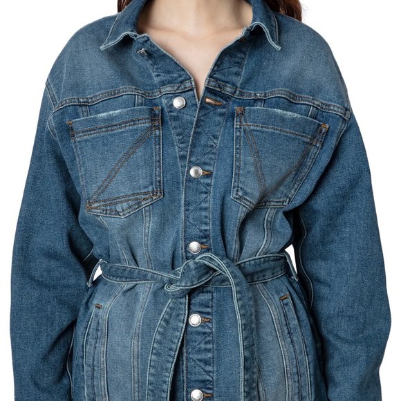Zadig & Voltaire Kiome Denim Eco Boss Jacket - NEW WITH TAGS - Picture 3 of 4